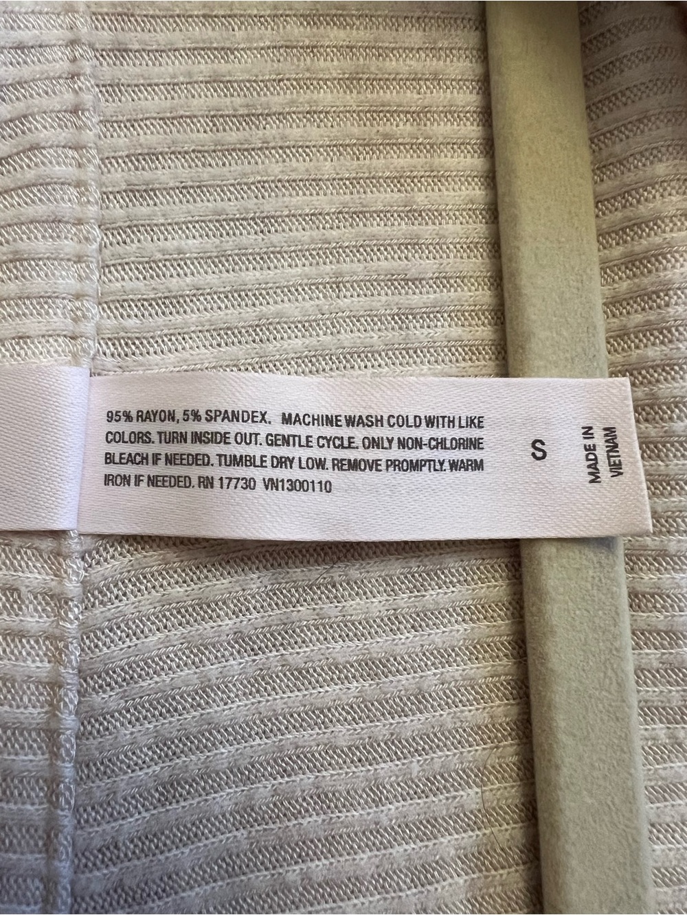 Auden Cream Ribbed Button-Front Sleep Shirt - Picture 6 of 6